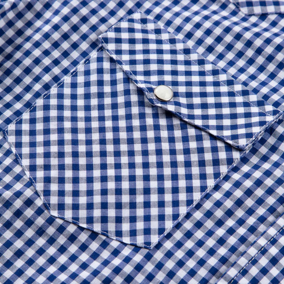 Blue Gingham - Brazos Fine Shirts