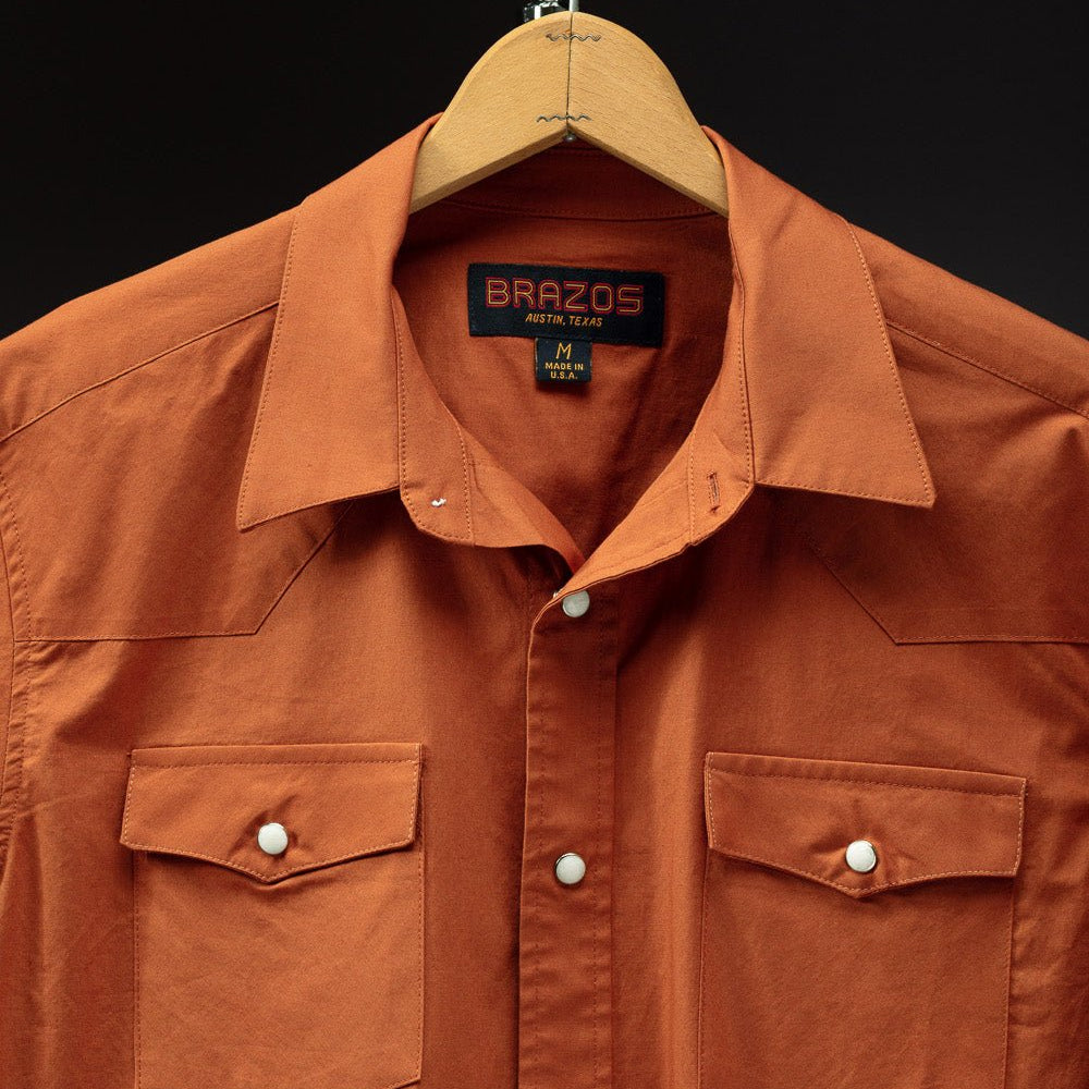 Burnt Orange - Brazos Fine Shirts