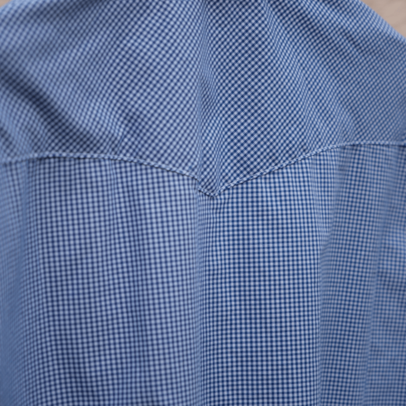 Pasadena Short Sleeve Micro Check - Brazos Fine Shirts