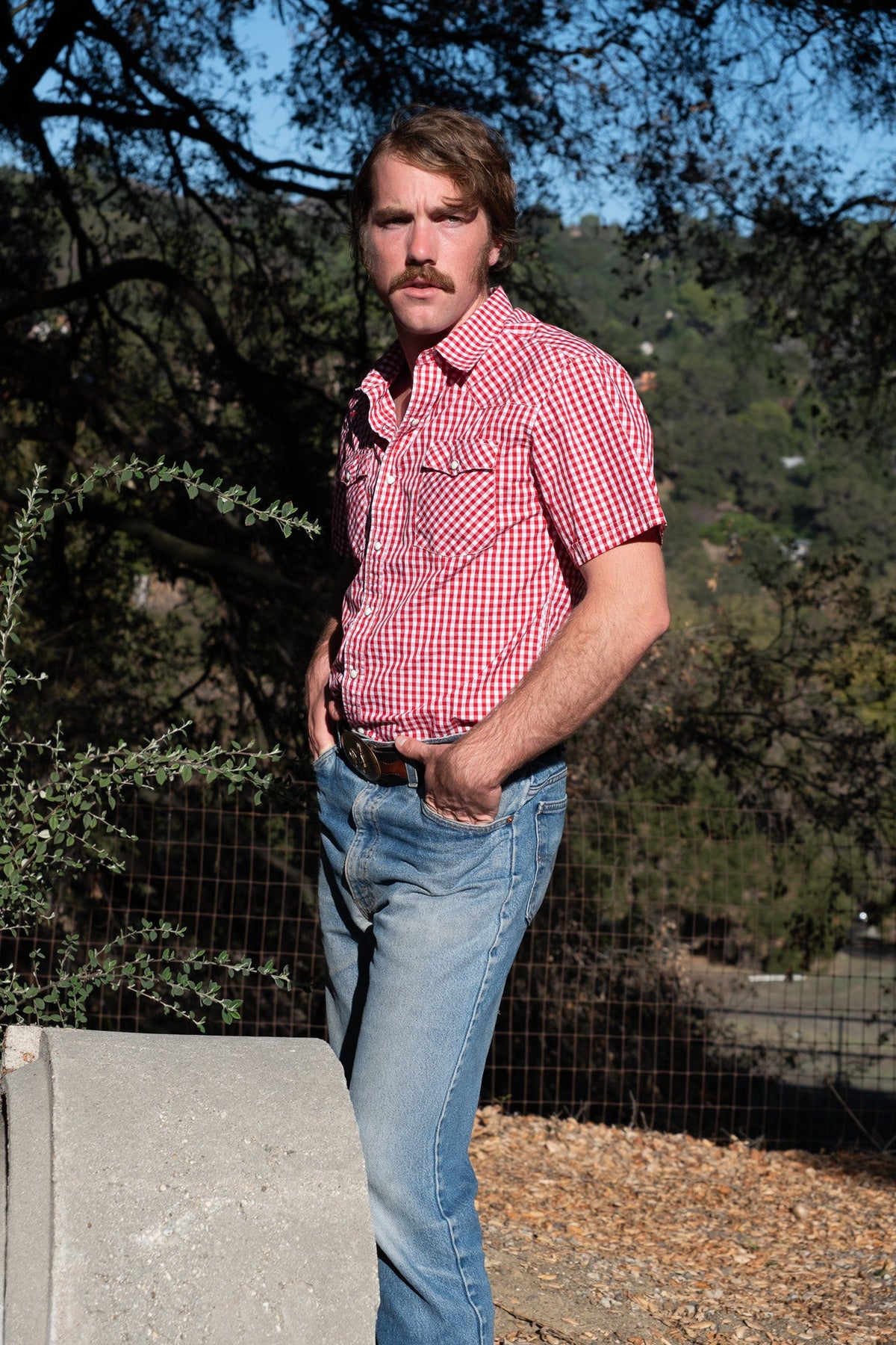 Red Gingham - Brazos Fine Shirts