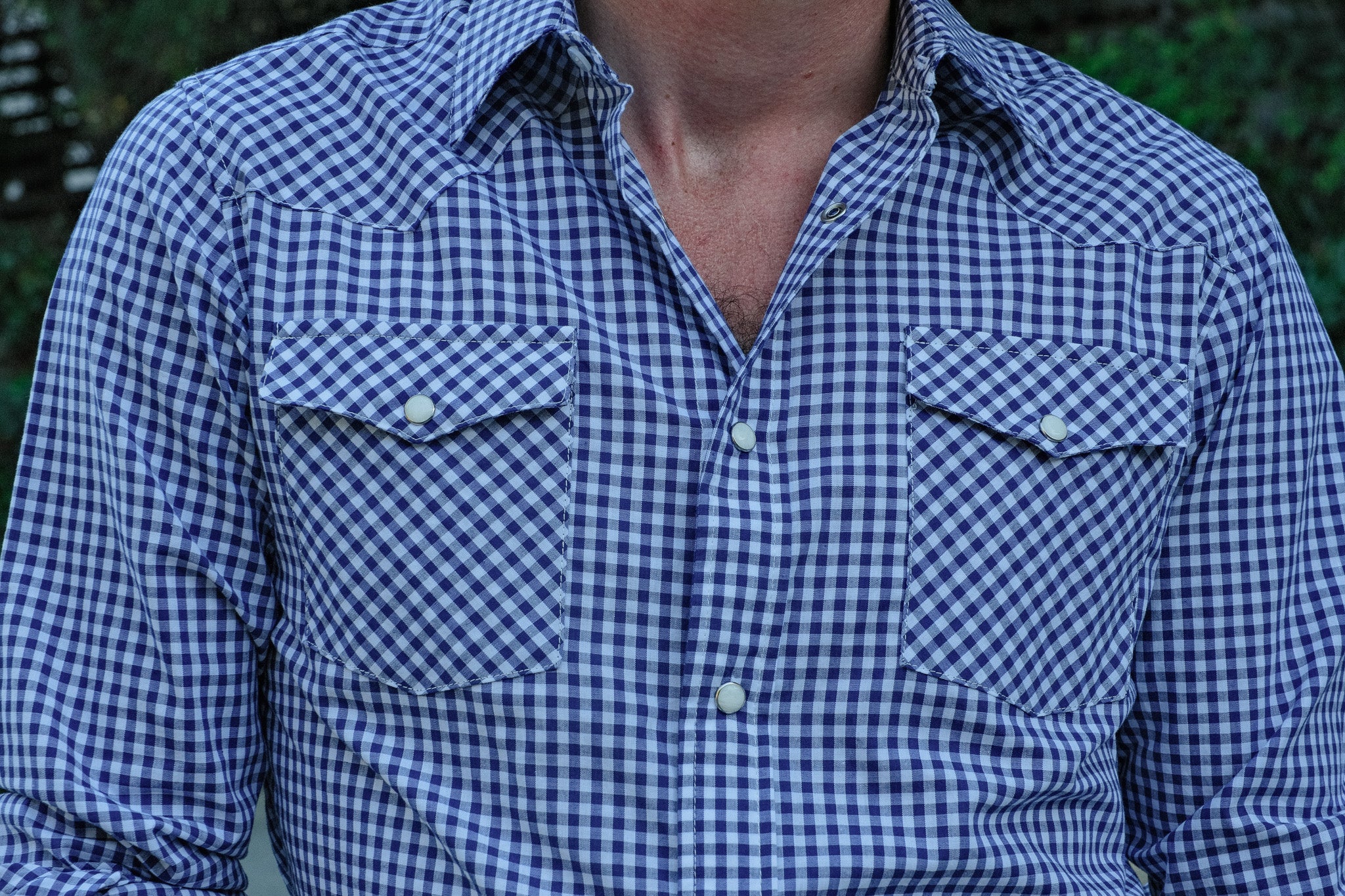 Blue Gingham - Brazos Fine Shirts