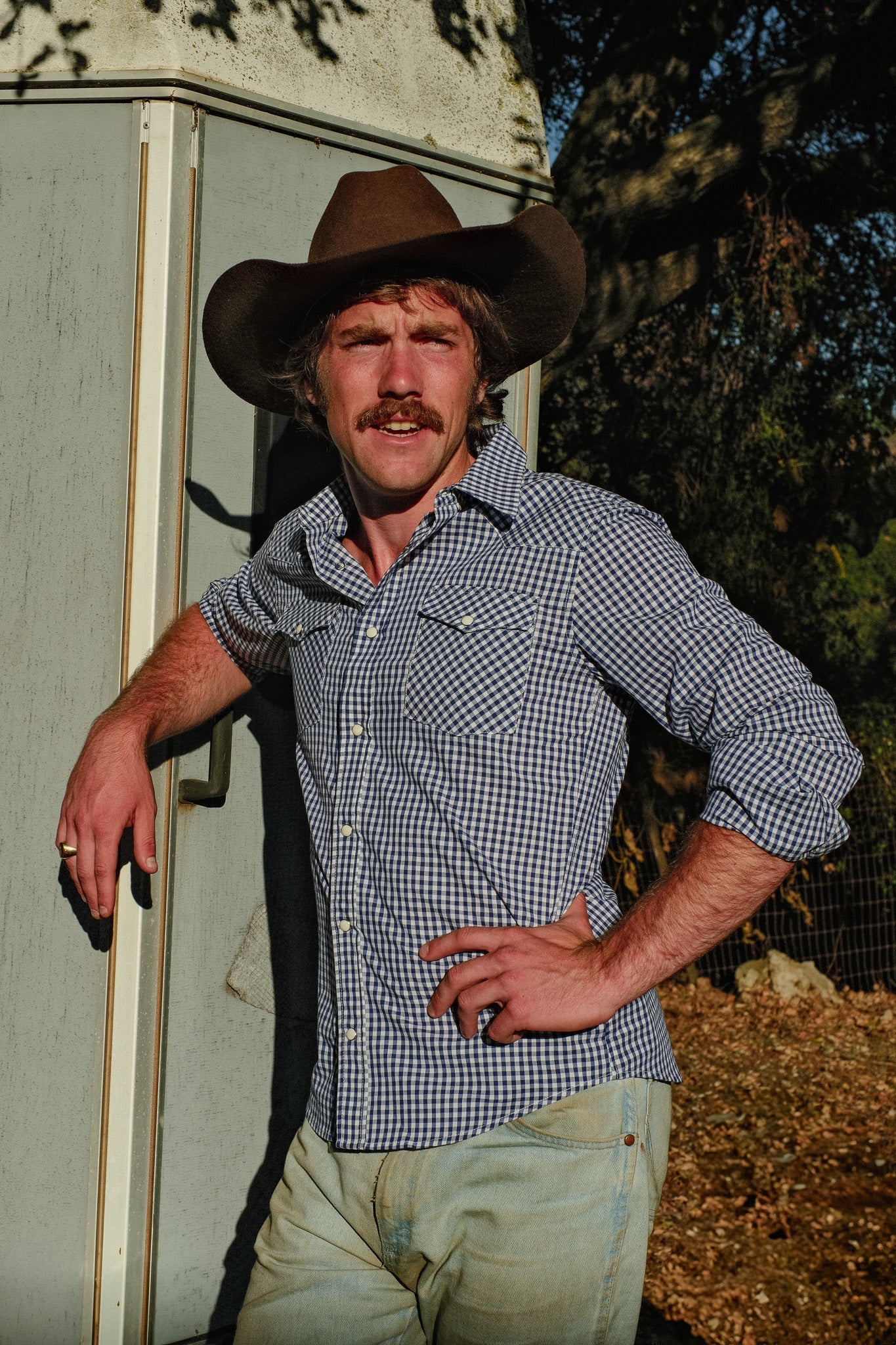 Blue Gingham - Brazos Fine Shirts