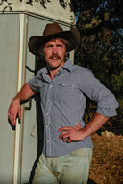 Blue Gingham - Brazos Fine Shirts