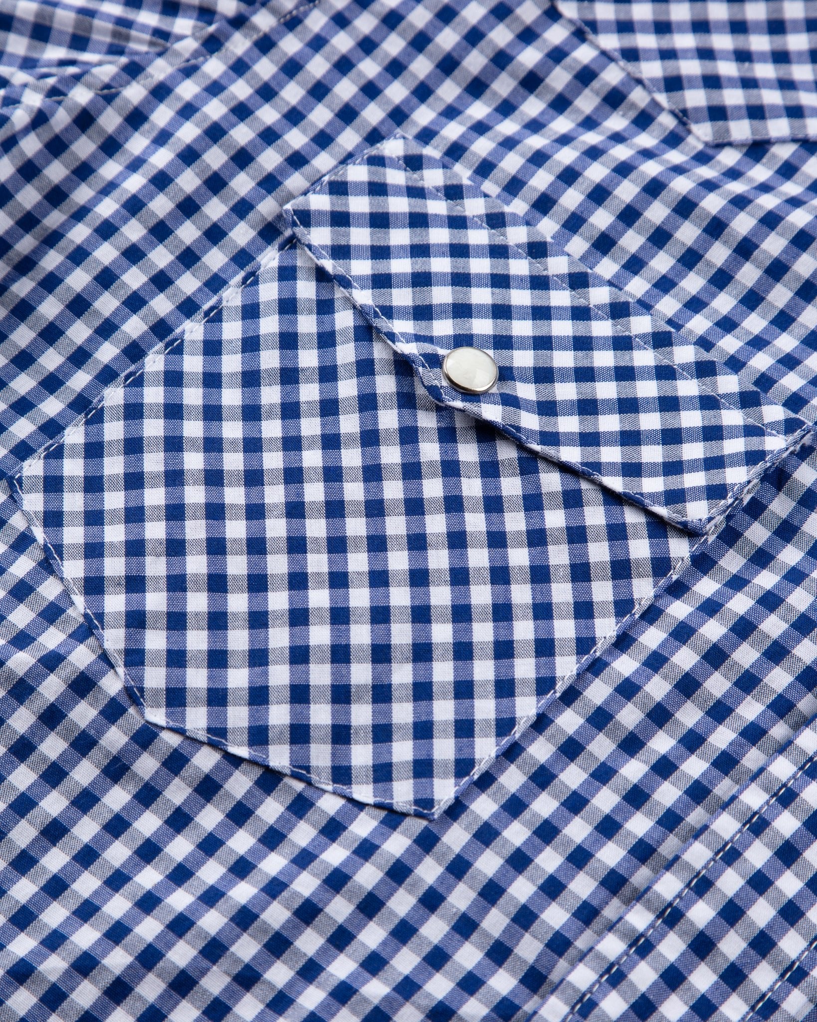 Blue Gingham - Brazos Fine Shirts