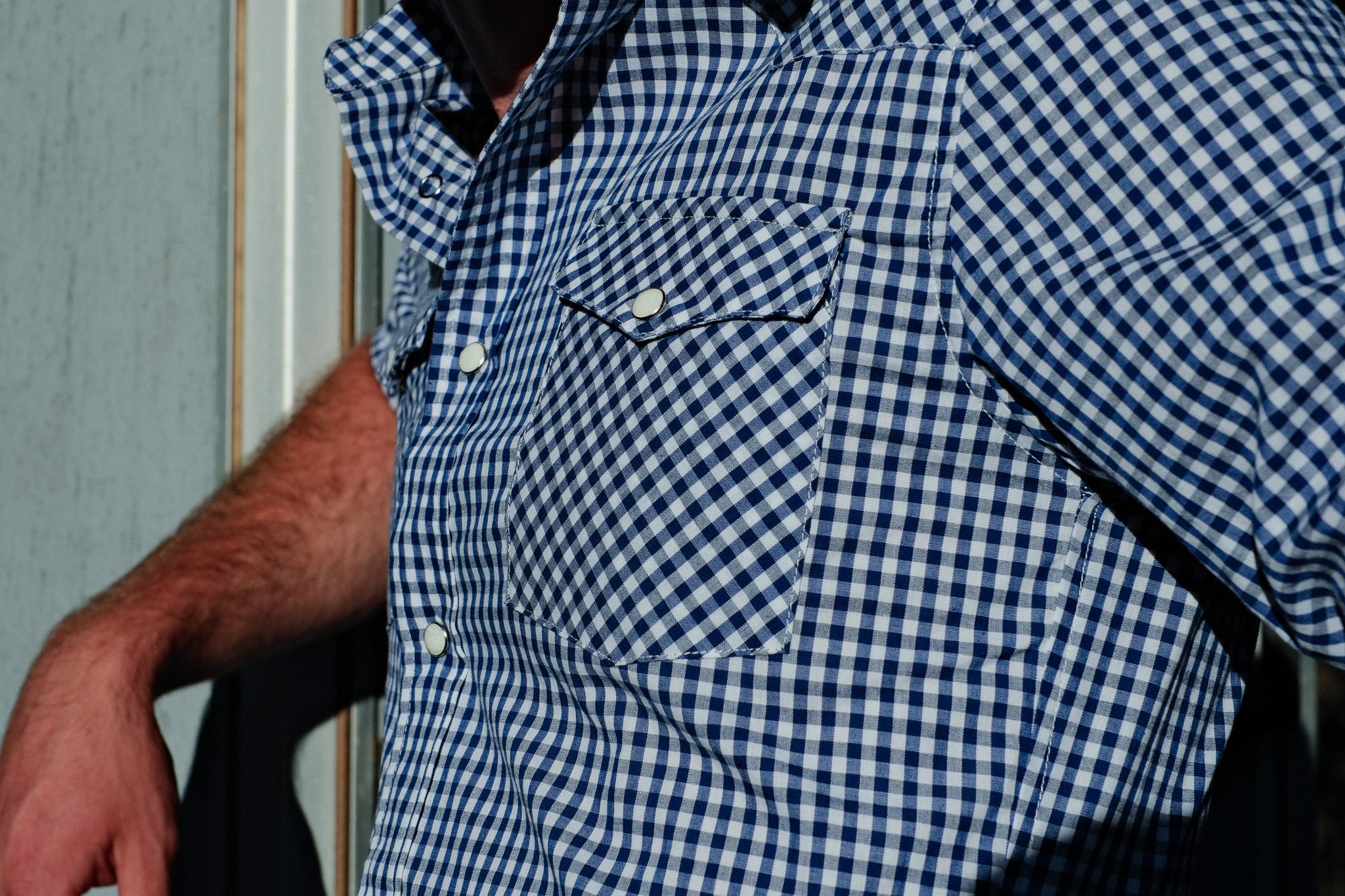 Blue Gingham - Brazos Fine Shirts