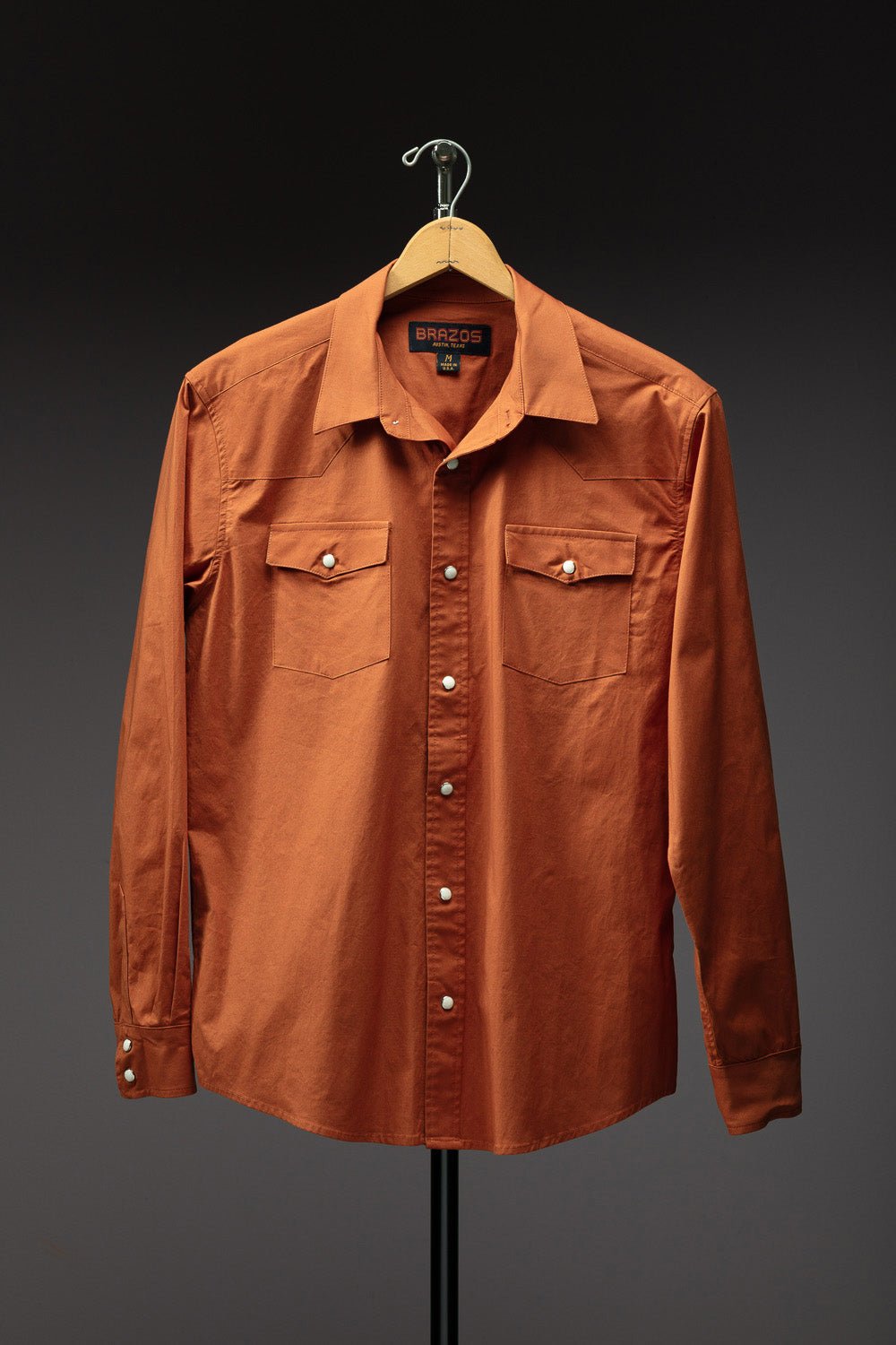Burnt Orange - Brazos Fine Shirts