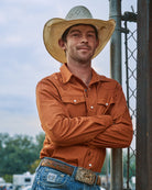 Burnt Orange - Brazos Fine Shirts