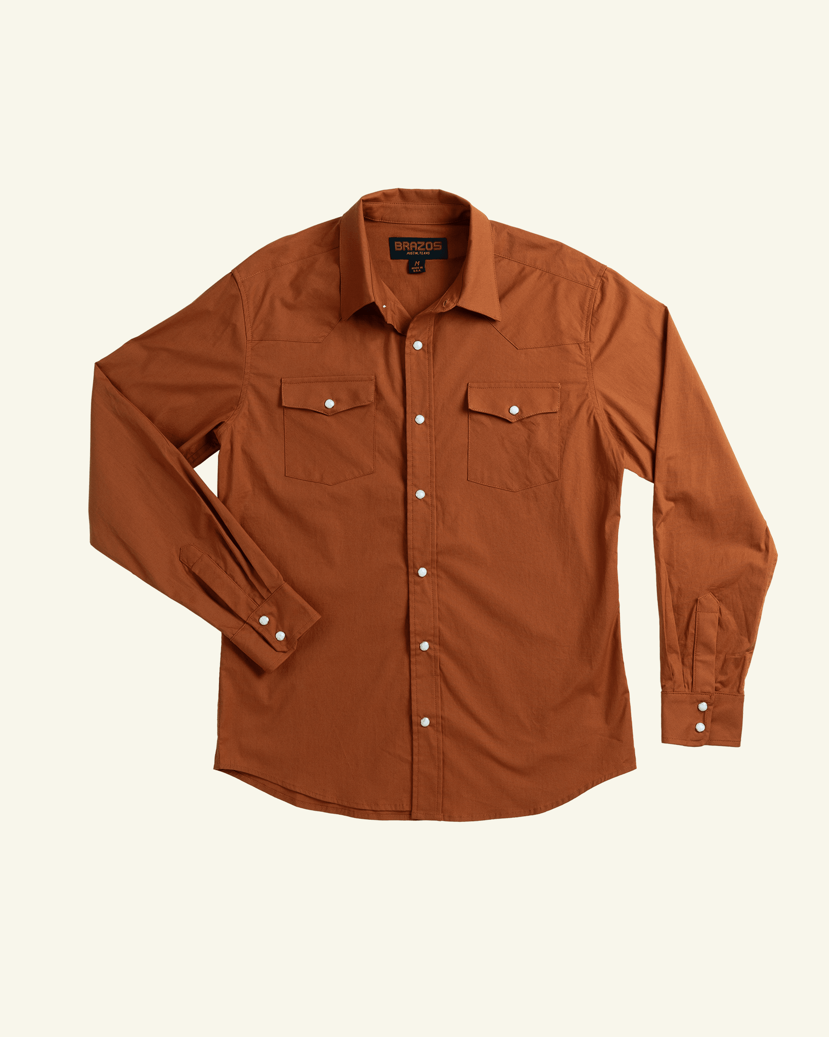 Burnt Orange - Brazos Fine Shirts