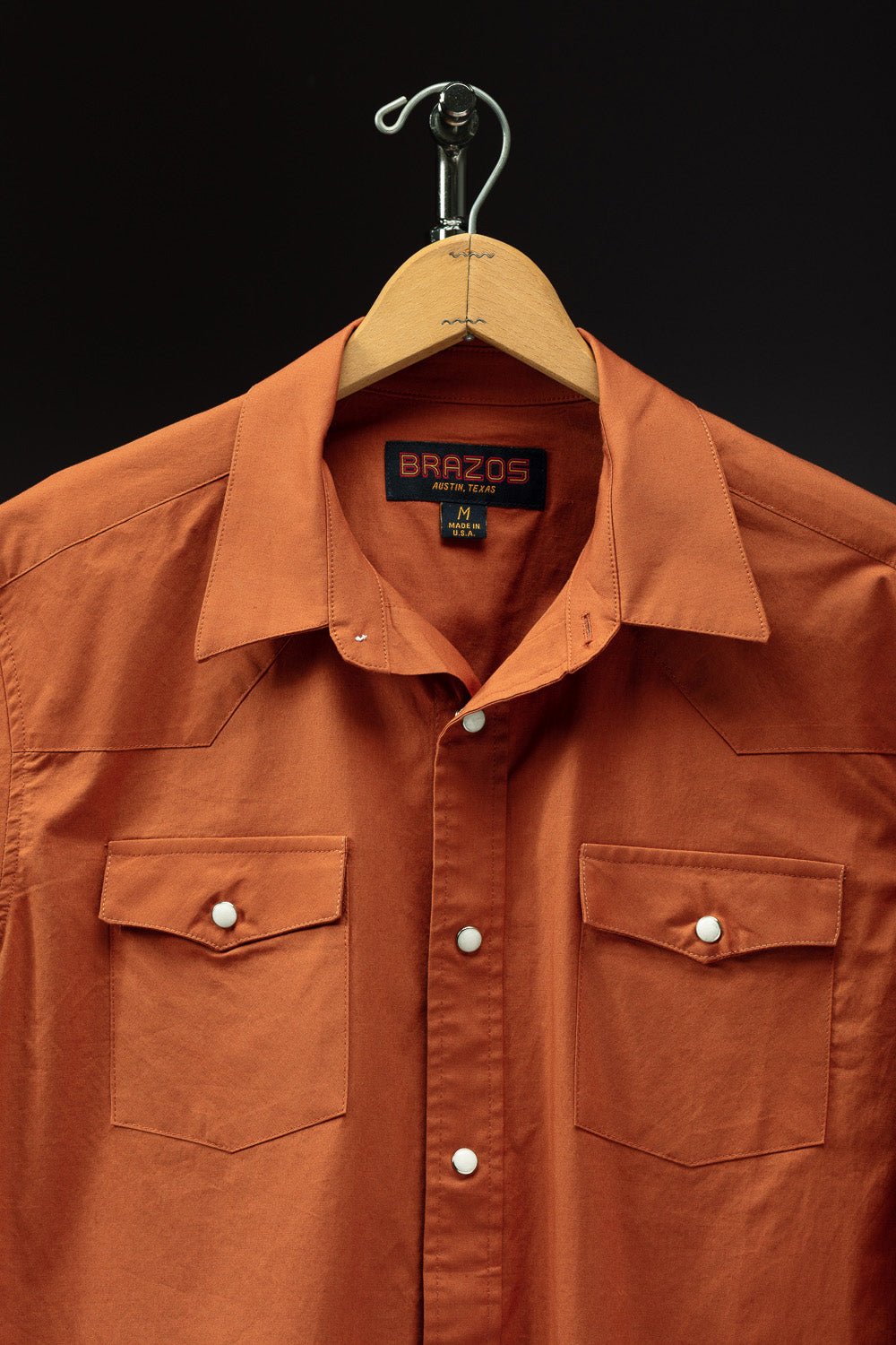 Burnt Orange - Brazos Fine Shirts