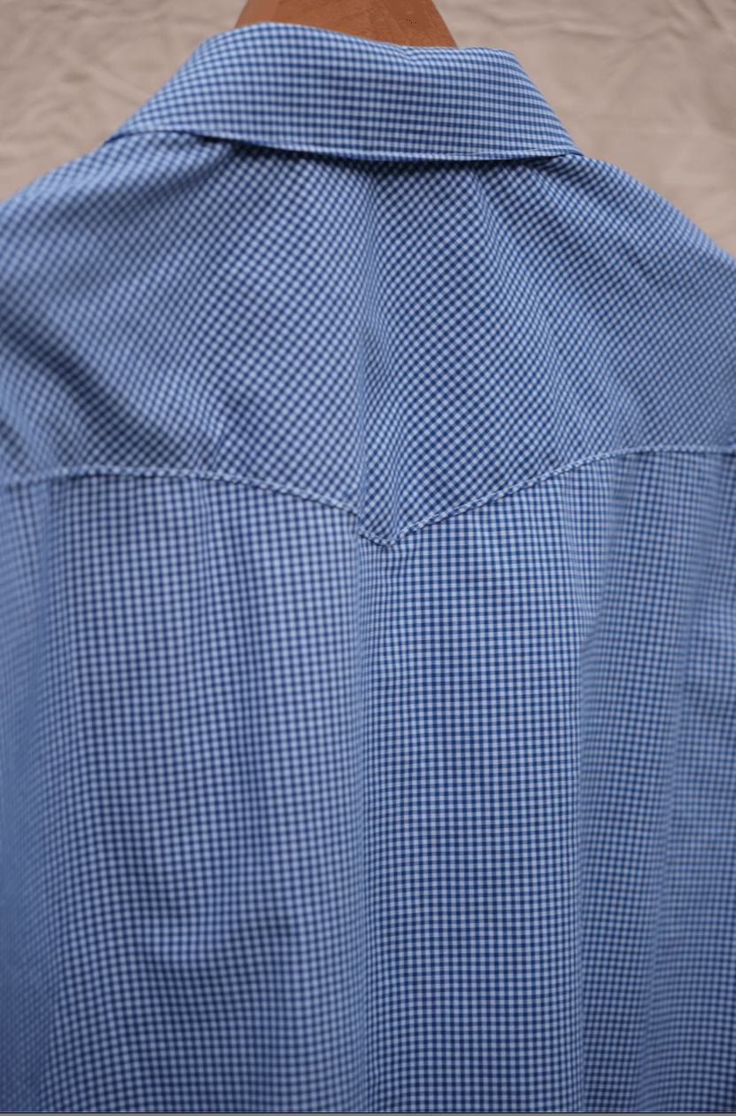 Pasadena Short Sleeve Micro Check - Brazos Fine Shirts