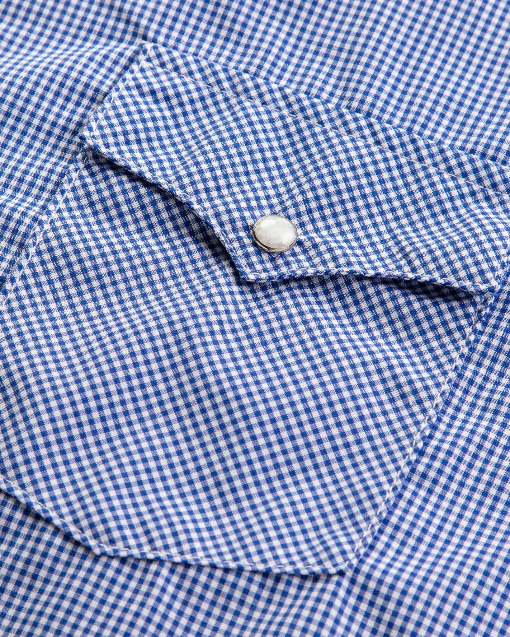 Pasadena Short Sleeve Micro Check - Brazos Fine Shirts