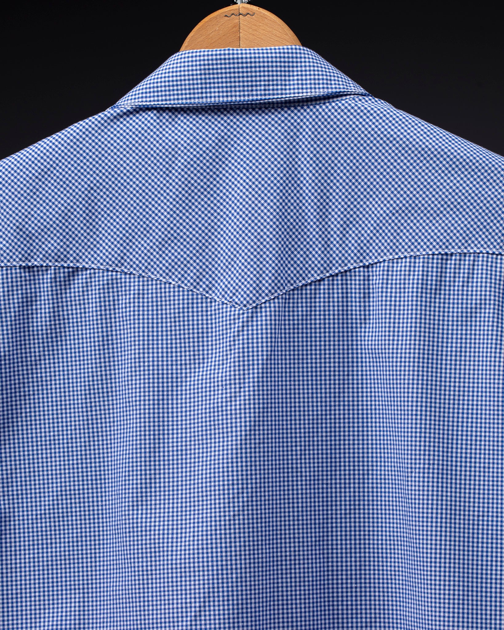 Pasadena Short Sleeve Micro Check - Brazos Fine Shirts