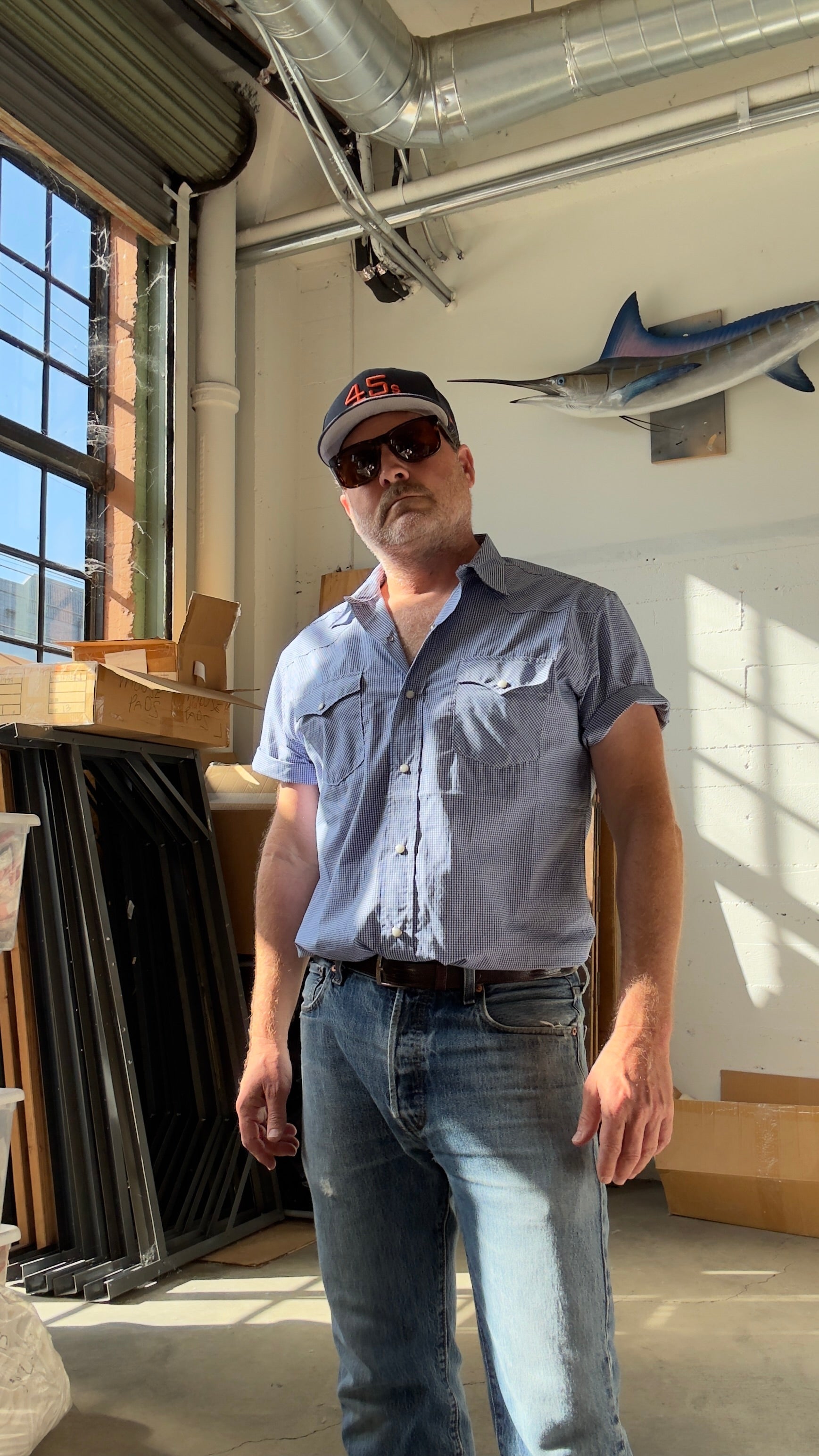 Pasadena Short Sleeve Micro Check - Brazos Fine Shirts