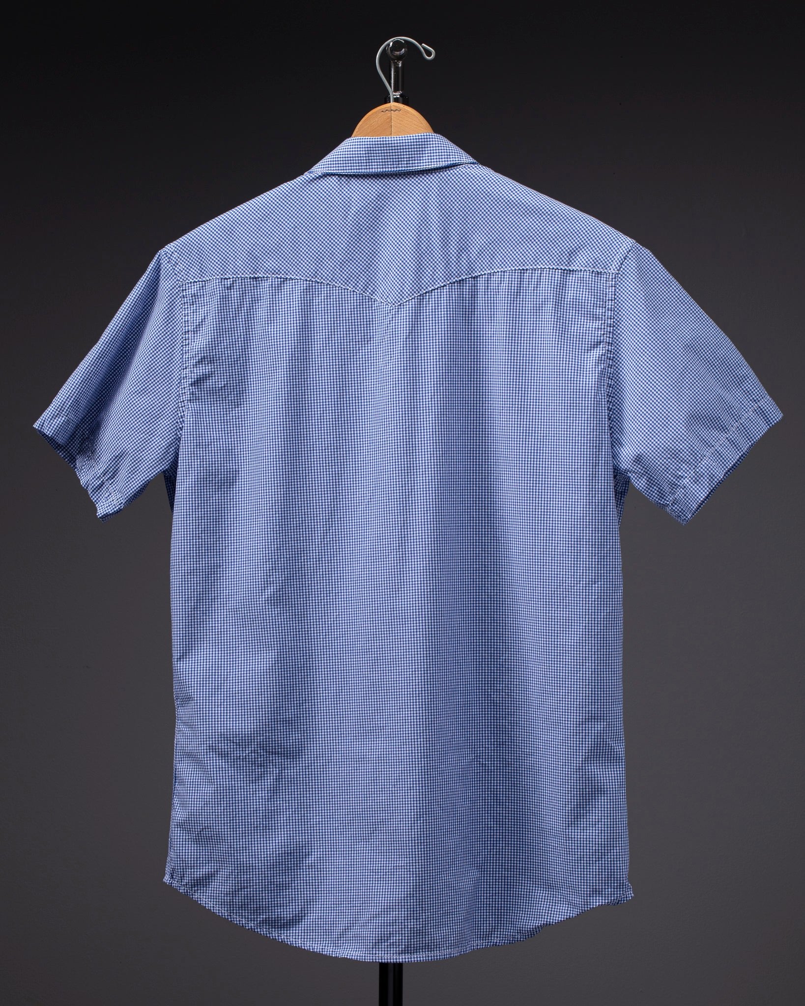 Pasadena Short Sleeve Micro Check - Brazos Fine Shirts
