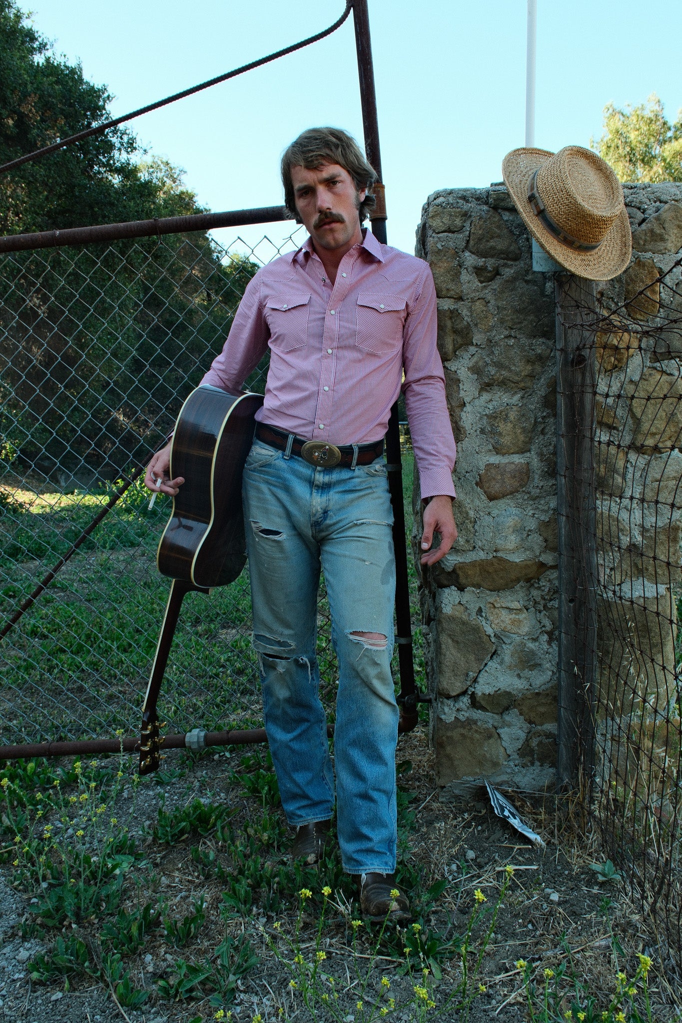 Red Check Pima - Brazos Fine Shirts