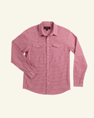 Red Check Pima - Brazos Fine Shirts
